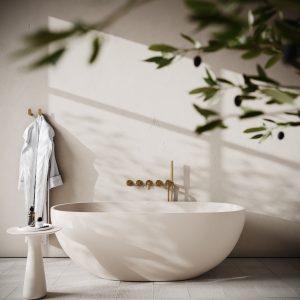 Avolto Shore Concrete Freestanding Bath 1650mm