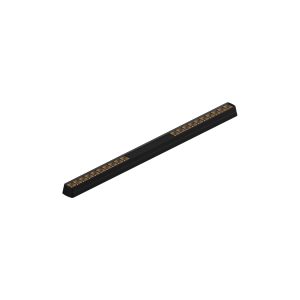 Exposed Single Row Linear Light - 20 Heads - Black