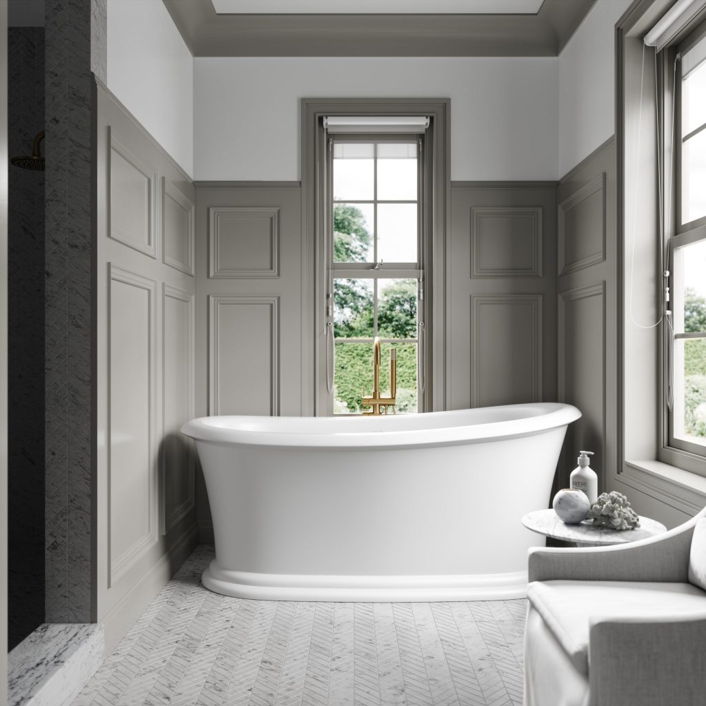 Rockstone Light Adler Freestanding Bath 1700mm