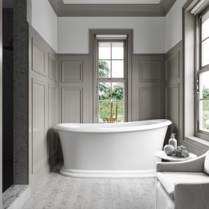 Rockstone Light Adler Freestanding Bath 1700mm