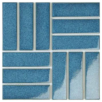 Rectangle Series Porcelain Mosaic - 45x145
