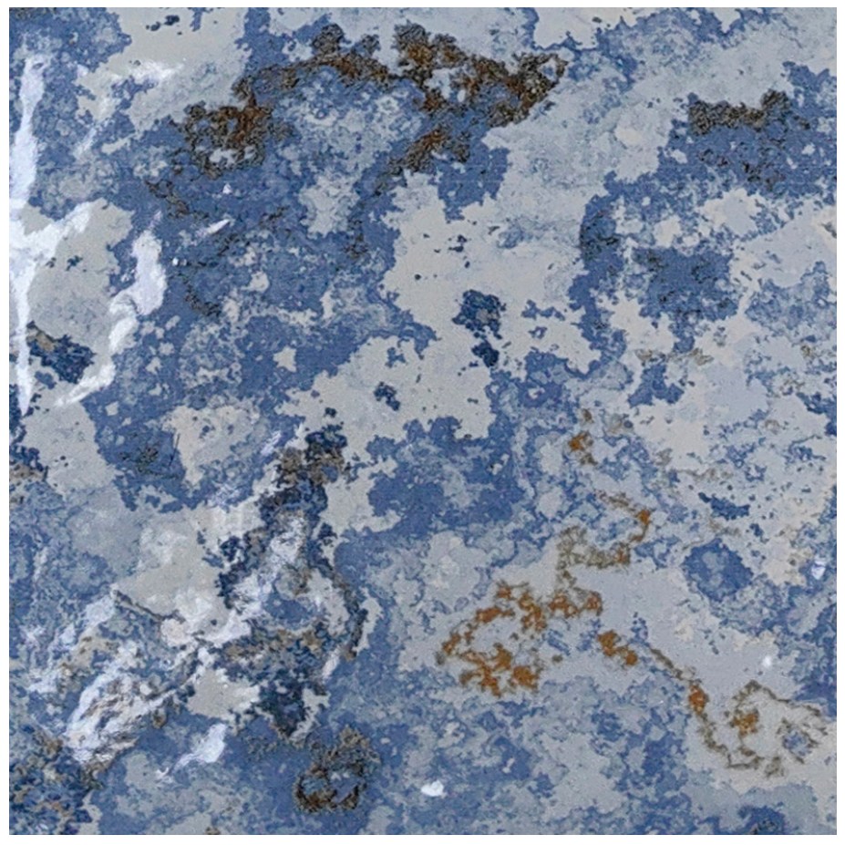 Large-Size Series Porcelain Mosaic - GM-Ocean Rusty-Glossy-YSL